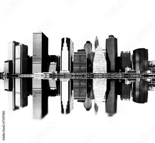 Canvas Print new york city skyline