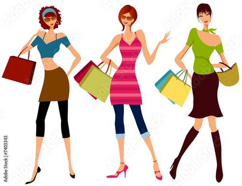 shopping girls #7403343