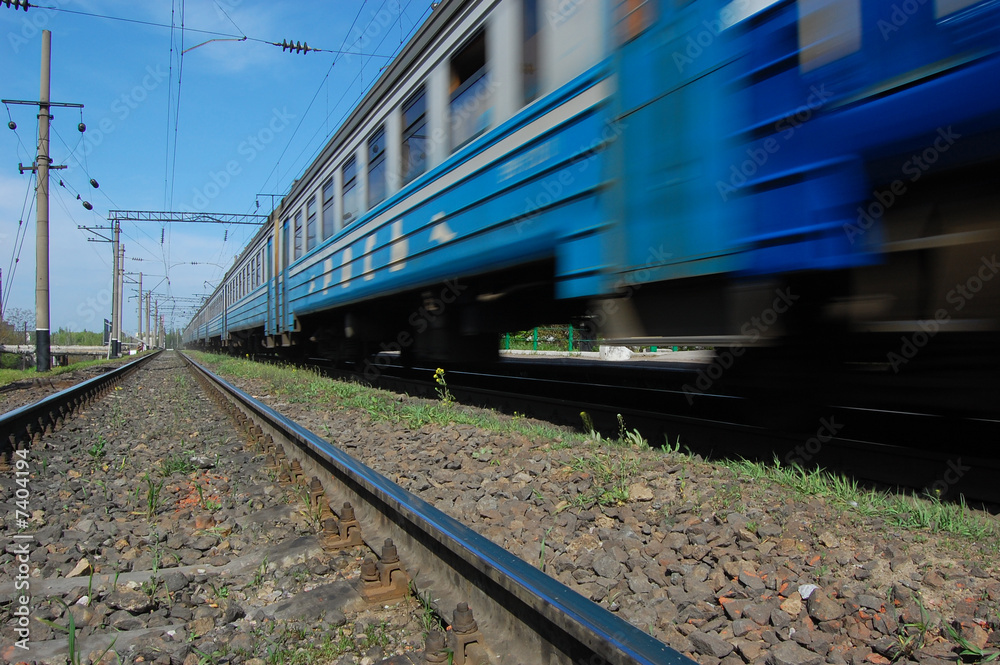 Obraz premium speed train