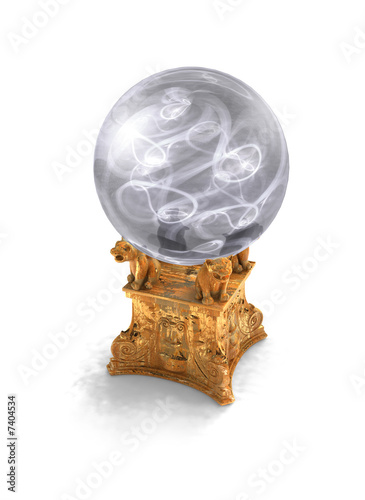 BOLA DE CRISTAL Y ORO