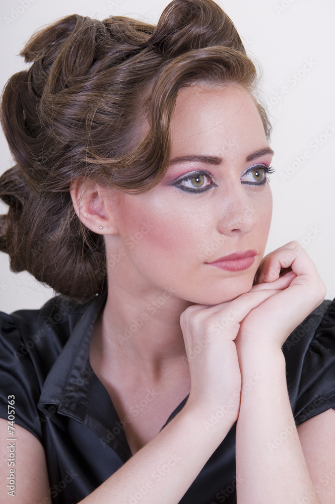 Fototapeta premium Portrait of a glamorous model