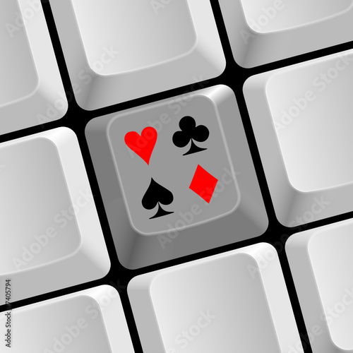 taste poker-symbole