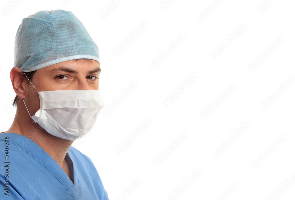 Surgeon in scrubs Surgeon in scrubs