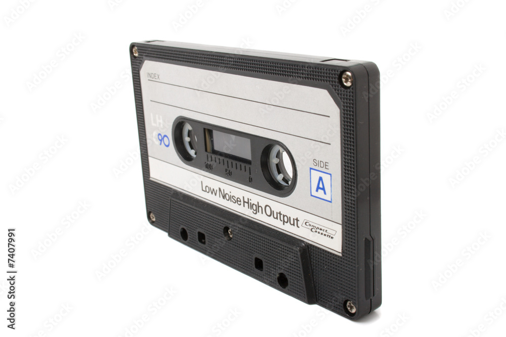 Obraz premium Audio cassette (tape) isolated