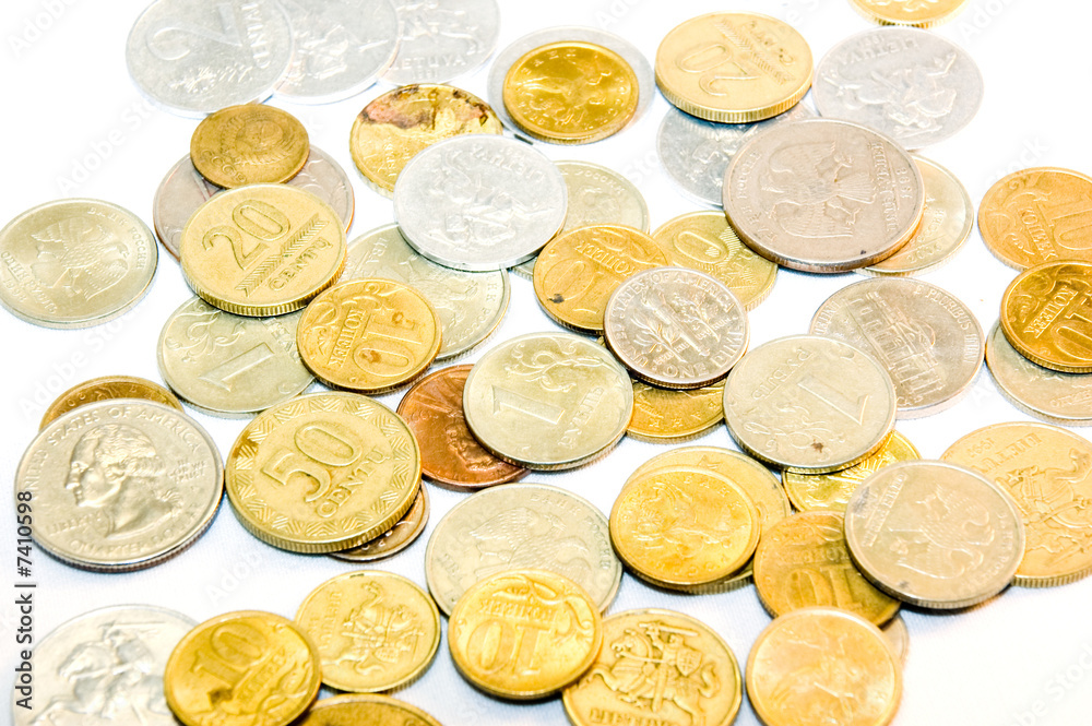 Monetary coins Monetary coins