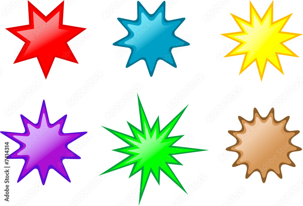 Obraz premium Star buttons