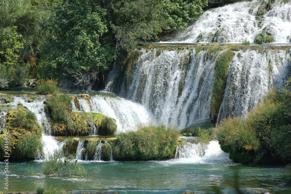 Fototapeta premium wasserfall kroatien