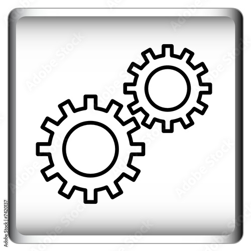 Zahnräder - Button