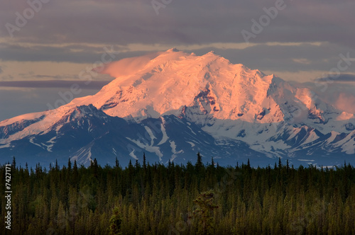 Mountains of Wrangell- St. Elias National park in Alaska photo