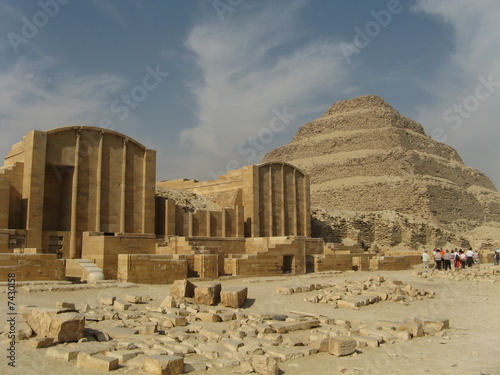 The Step Pyramid of King Djoser at Saqqara