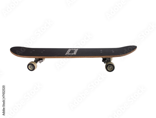 black skate board