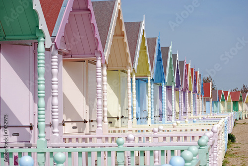 holiday chalets on the beach