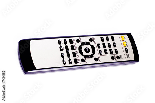 remote control on white photo