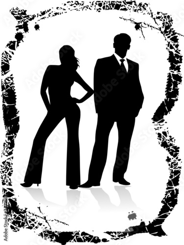 couple en tenue de soirée