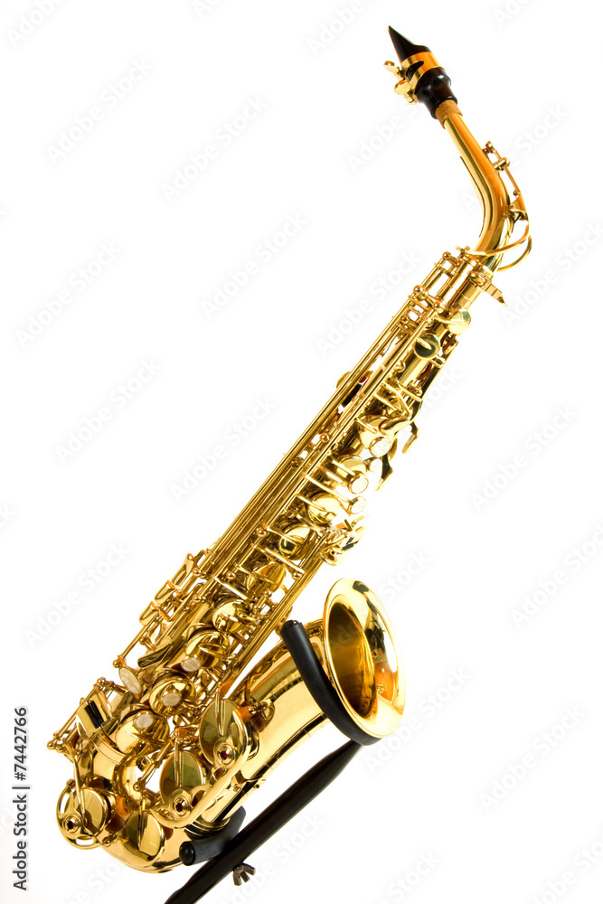 Obraz premium Saxophone on a Stand