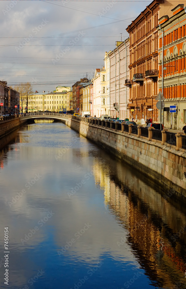 View of St. Petersburg bridge