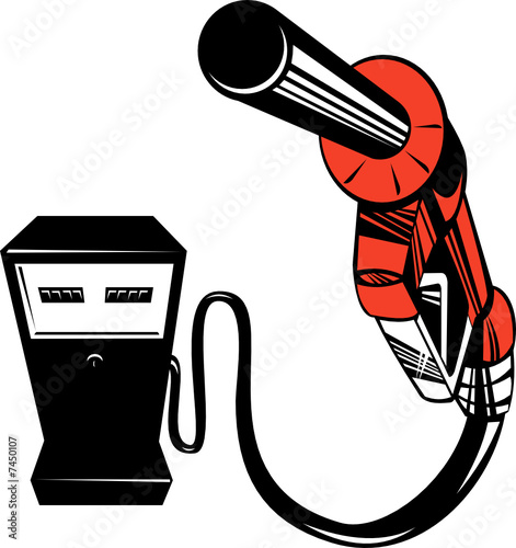 Gasoline pump nozzle