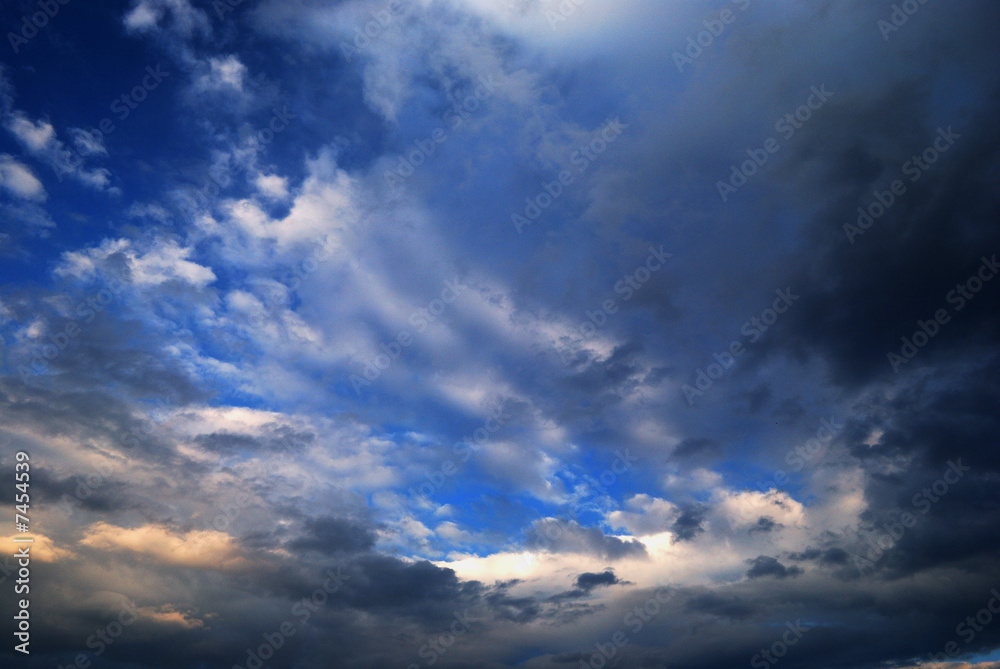 picturesque clouds are in sky