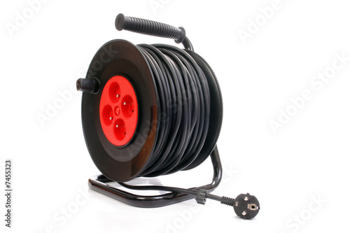 Electrical cable extension reel photo