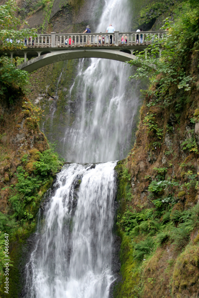 Multnomah falls, Columbia River Gorge National Scenic Area, USA