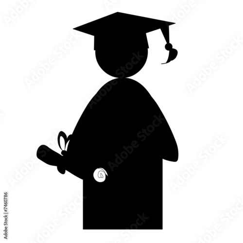 Graduation seniors diploma