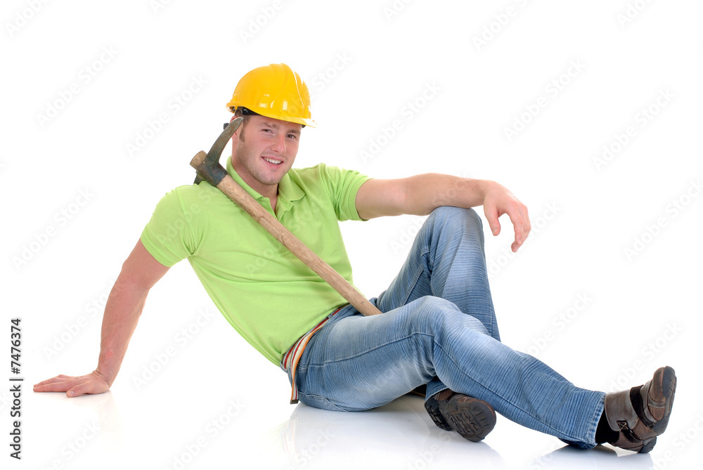 successful construction worker successful construction worker