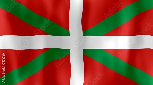drapeau basque froissé crulped flag pays basque