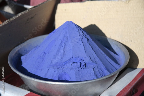 Obraz na płótnie poudre d'encens bleu