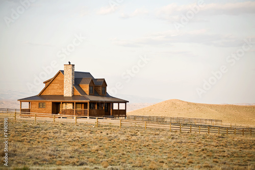 ranch house in midwest