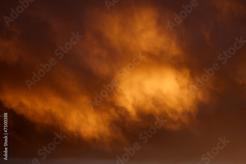 Fire Gold Magical Cloud