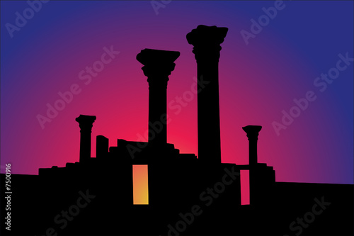 Vector series-kinds of ancient Chersonese in beams of a decline