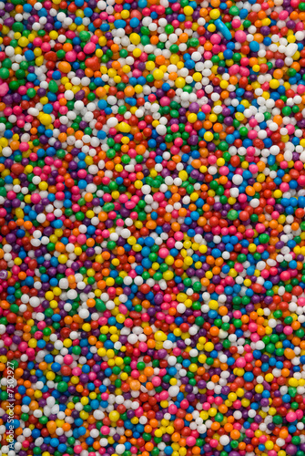 Colorful sprinkles, jimmies for cake decoration or icecream topp