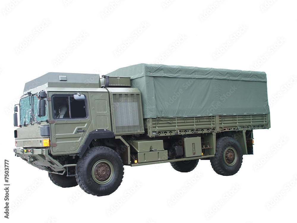 A Military Vehicle.