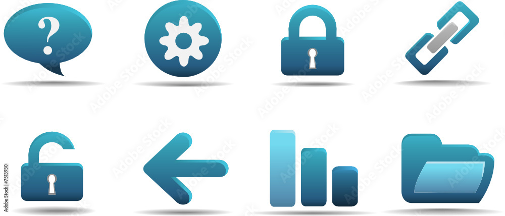 Web icon set 2 | Aqua series Web icon set 2 | Aqua series