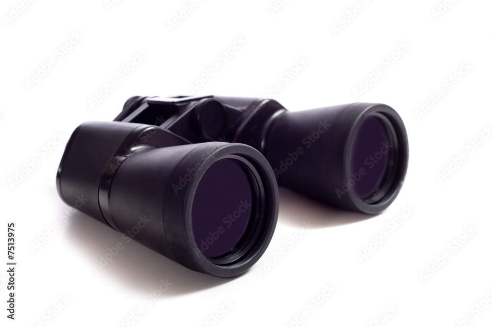 Binoculars on white Binoculars on white