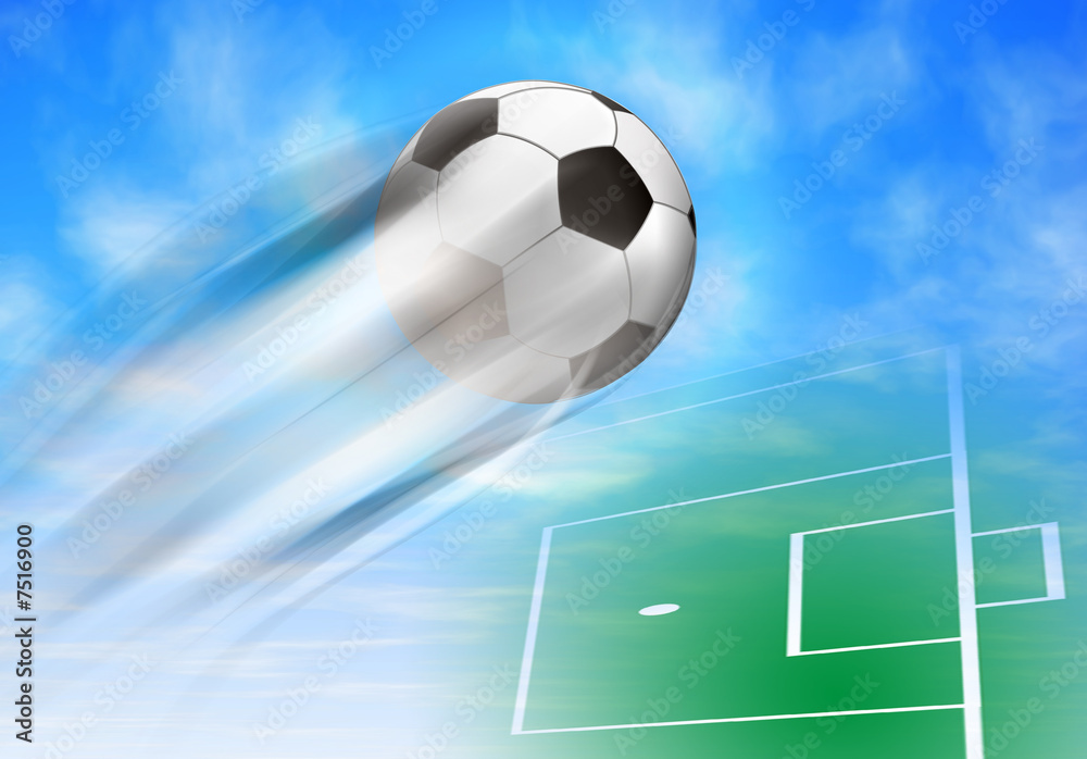 Naklejka premium football background