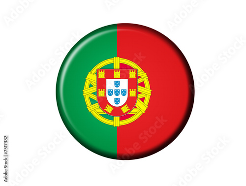 Portugal Flaggen Knopf