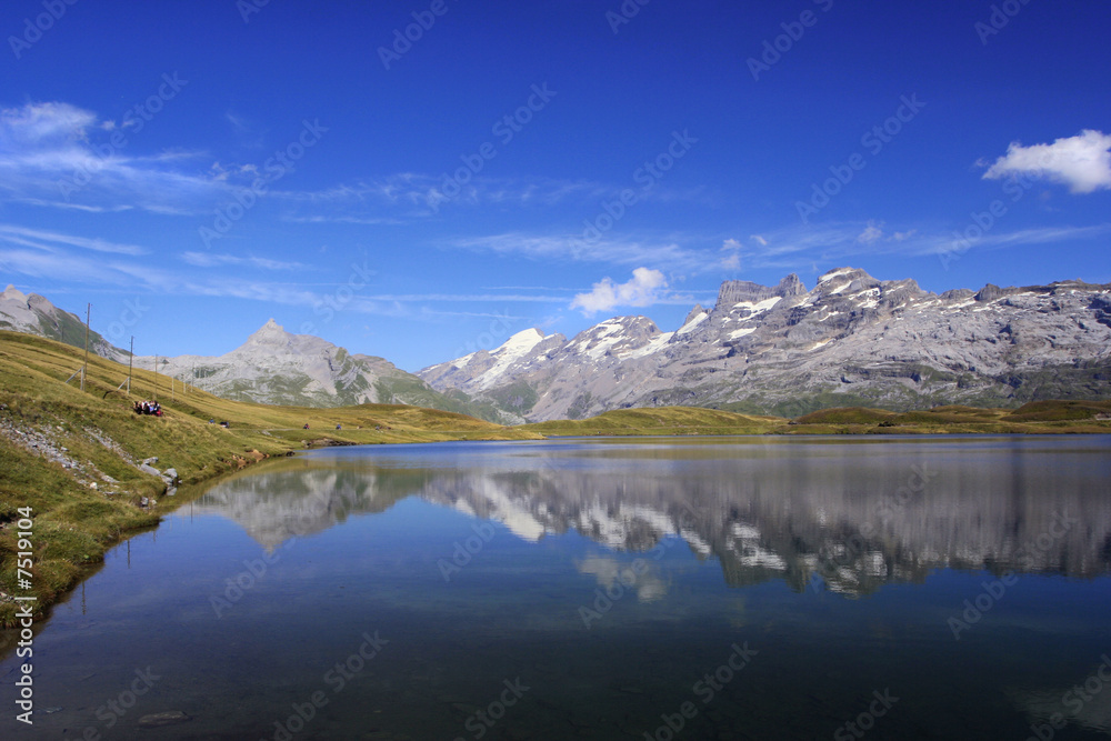 Blue mountains lake