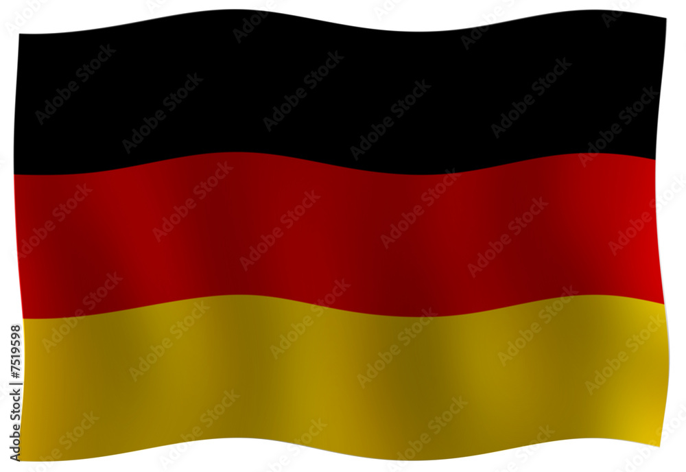 Naklejka premium drapeau allemagne