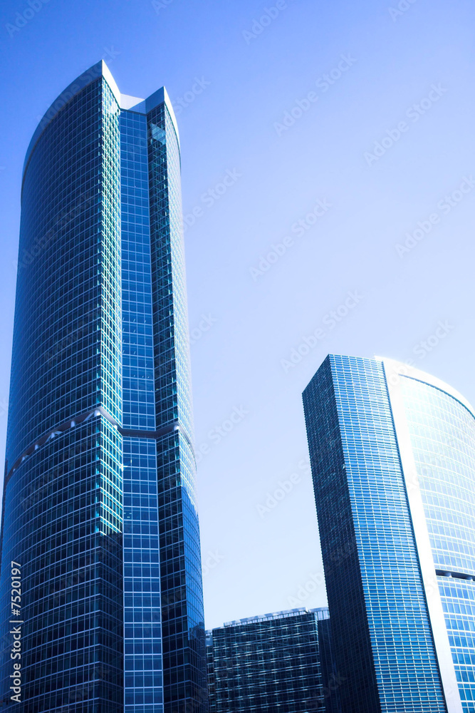 New skyscrapers business centre in moscow city New skyscrapers business centre in moscow city