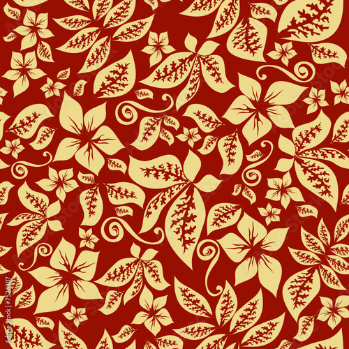 Seamless background. Flower. 