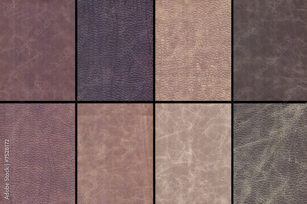 Fototapeta premium leather texture set