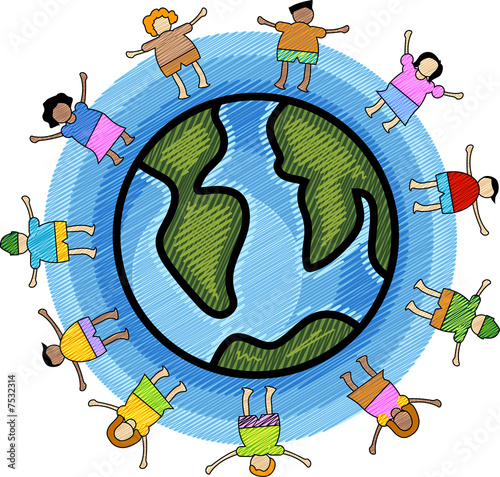 diversity in unity - multicultural children