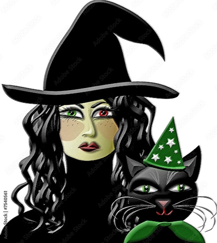 Witch And Wizard Kitty	 