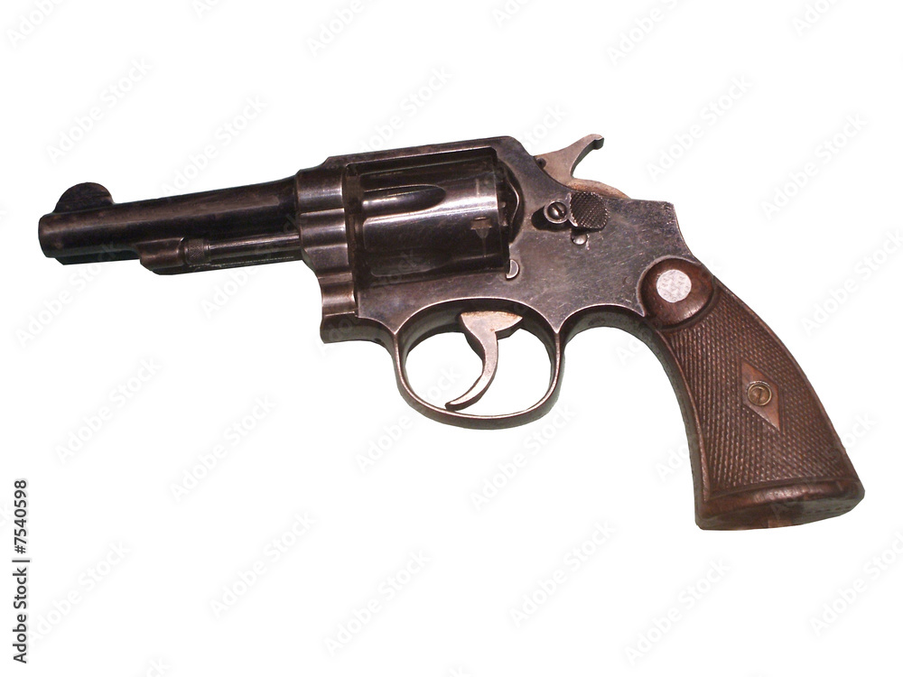 A Revolver Hand Gun. A Revolver Hand Gun.