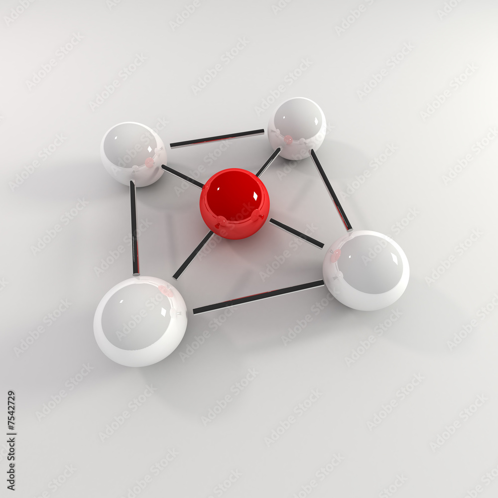 Obraz premium Small network
