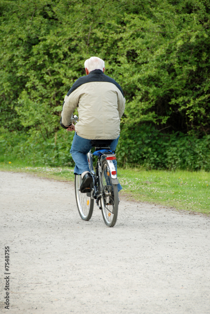 Rentner Fahrrad Tour