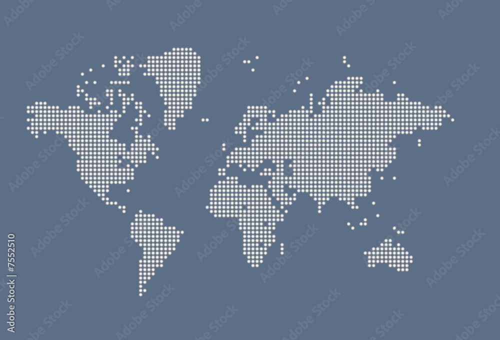 Obraz premium abstract world map