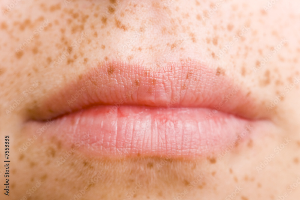 Fototapeta premium Zamknięte usta