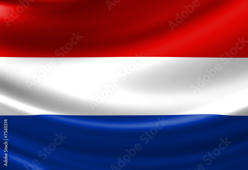 Obraz na płótnie Dutch flag w salonie